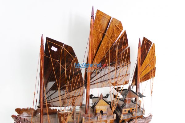 thuyền gỗ trang trí