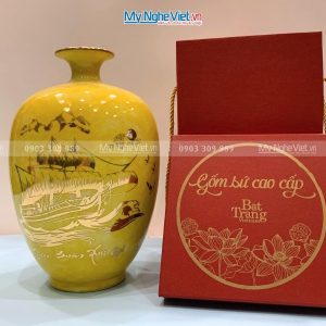 Quà Tân Gia Khai Trương - Bình Thu Tài Lộc Gốm
