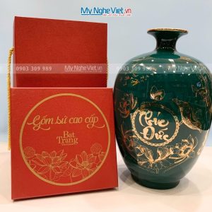 Quà Tân Gia Khai Trương - Bình Thu Tài Lộc Gốm