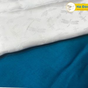 vải may áo dài cô dâu