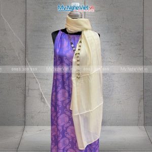 khăn choàng cổ lụa trơn