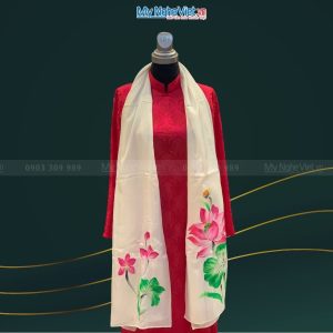 Khăn lụa Hà Đông 100% tơ tằm
